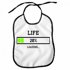  Vicces előke, Life Loading ajándéktárgy