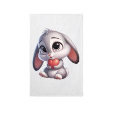  Vicces konyharuha, kéztörlő, Nyuszika szívvel ajándéktárgy