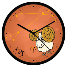  Vicces Kos csillagjegyes falióra falióra