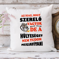 Vicces párna szerelőnek - Hülyeséget javítani lakástextília