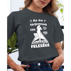  Vicces póló feleségeknek - Az én férjemnek van egy csodálatos felesége