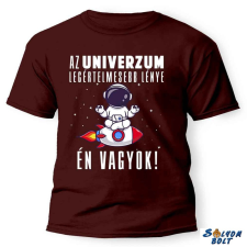  Vicces póló több színben, Az univerzum legértelmesebb lénye én vagyok ajándéktárgy