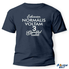  Vicces póló több színben, Esküszöm normális voltam 1,2,3 gyerekkel ezelőtt