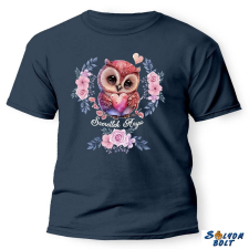  Vicces póló több színben, Szeretlek anya, bagoly mintával ajándéktárgy