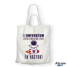  Vicces vászontáska, Az univerzum legértelmesebb lénye ajándéktárgy