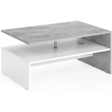  Vicco Amato dohányzóasztal, fehér / beton, 90 cm bútor