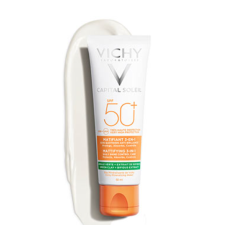  Vichy Capital Soleil Mattító 3-in-1 napvédő krém SPF 50+ naptej, napolaj