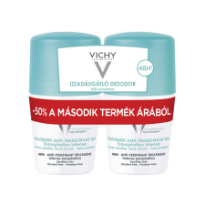Vichy Intenzív izzadságszabályozó golyós dezodor 48 órás hatékonysággal duopack (2x50ml) kozmetikai ajándékcsomag