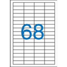 VICTORIA 48.5x16.9 mm univerzális etikett, 6800 darab (LCV11365) etikett