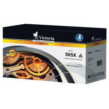 VICTORIA 505X Lézertoner LaserJet P2055 nyomtatóhoz, VICTORIA fekete, 6,5k nyomtatópatron & toner
