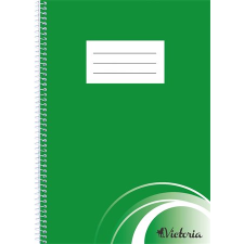VICTORIA 70 lapos A4 sima spirálfüzet (ISVFS70S) füzet