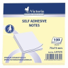 VICTORIA 75x75mm 100 kártya - sárga