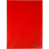 VICTORIA A4 gumiszalaggal és hajtókával, piros