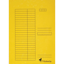 VICTORIA A4 Pólyás dosszié - Sárga (5 db/csomag) mappa
