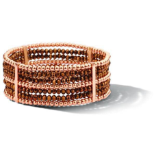 VICTORIA Barna köves rose gold színű karkötő karkötő