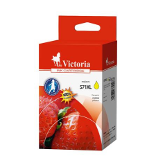VICTORIA (Canon CLI-571YXL) Tintapatron Sárga nyomtatópatron & toner