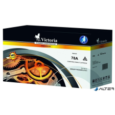 VICTORIA CE278A Lézertoner LaserJet P1566, P1606 nyomtatókhoz, VICTORIA 78A fekete, 2,1k nyomtatópatron & toner