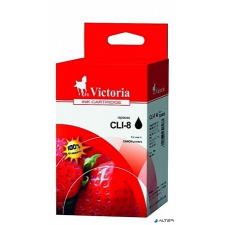 VICTORIA CLI-8BK Tintapatron Pixma iP4200, 4300, 4500 nyomtatókhoz, VICTORIA fekete, 15ml nyomtatópatron & toner