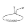 VICTORIA Ezüst színű köves karkötő