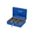 VICTORIA FACILITY Pénzkazetta, 250x180X90 mm, VICTORIA FACILITY, kék