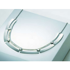 VICTORIA Fehér köves ezüst színű nyaklánc nyaklánc