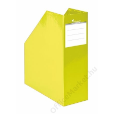 VICTORIA Iratpapucs, karton, 90 mm, VICTORIA, "Premium", sárga (IDVPFS) irattartó