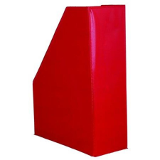 VICTORIA Iratpapucs, PVC, 95 mm, VICTORIA, piros irattartó