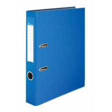 VICTORIA Iratrendező, 50 mm, A4, PP/karton, élvédő sínnel, VICTORIA, "Basic", kék gyűrűskönyv