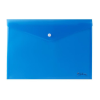 VICTORIA Irattartó tasak, A4, PP, patentos, VICTORIA OFFICE, kék