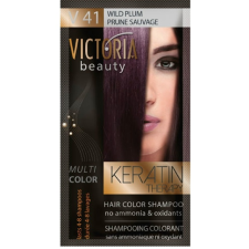  VICTORIA Keratin Therapy Hajszínező Sampon 40ml - V41 Vadszilva sampon
