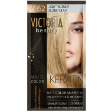VICTORIA Keratin Therapy Hajszínező Sampon 40ml - V62 Világos Szőke sampon