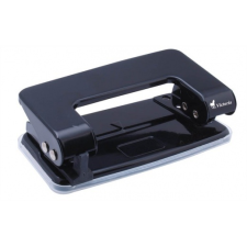 VICTORIA Lyukasztó, kétlyukú, 10 lap, fém, VICTORIA, feket lyukasztó