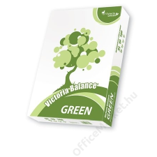 VICTORIA Másolópapír, újrahasznosított, A4, 80 g, VICTORIA Balance Green (LBG480) fénymásolópapír