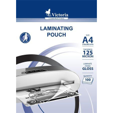 VICTORIA meleglamináló fólia, 125 mikron, A4, fényes (ILKVF1254) lamináló fólia