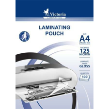 VICTORIA meleglamináló fólia, A4, 125 mikron, 100 db lamináló fólia