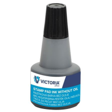 VICTORIA OFFICE Bélyegzőfesték, 30 ml, VICTORIA OFFICE, fekete bélyegző