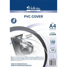 VICTORIA OFFICE Előlap, A4, 140 mikron, VICTORIA OFFICE, víztiszta spirálozó gép