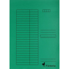 VICTORIA OFFICE Gyorsfűző, karton, A4, VICTORIA OFFICE, zöld (5db) mappa