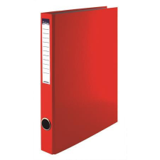  VICTORIA OFFICE Gyűrűs könyv, 2 gyűrű, 35 mm, A4, PP/karton, VICTORIA OFFICE, piros mappa