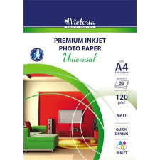 VICTORIA PAPER Fotópapír, tintasugaras, A4, 120 g, matt, VICTORIA PAPER &quot;Universal&quot; fotópapír