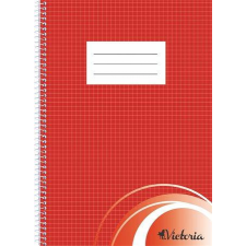 VICTORIA PAPER Spirálfüzet, A4, kockás, 70 lap, VICTORIA PAPER füzet