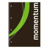 VICTORIA PAPER Spirálfüzet, A4, sima, 90 lap, perforált, lyukasztott, VICTORIA PAPER, "Momentum"