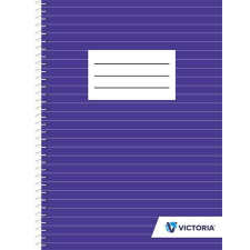 VICTORIA PAPER Spirálfüzet, VICTORIA, A/5, 70 lapos, vonalas füzet