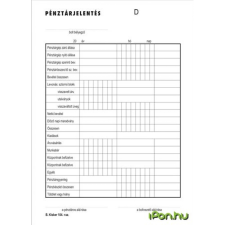 VICTORIA Pénztárjelentés -B.Kisker-104- 25x2 lapos nyomtatvány