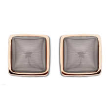 VICTORIA Rose gold színű barna köves fülbevaló fülbevaló