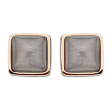 VICTORIA rose gold színű barna köves fülbevaló fülbevaló