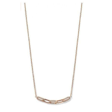 Victoria Rose gold színű fehér köves nyaklánc nyaklánc