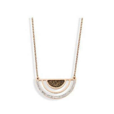 VICTORIA rose gold színű fekete fehér köves nyaklánc colour nyaklánc