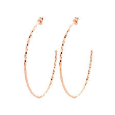 Victoria Rose gold színű karika fülbevaló fülbevaló