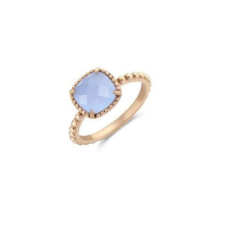 VICTORIA rose gold színű kék köves gyűrű blue gyűrű